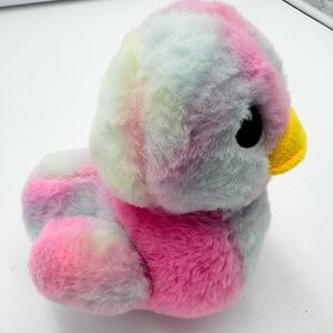 Heavenly Tm Cute Duckling Pink Blue Cotton Candy Baby 5” Plush Sooo Cute!